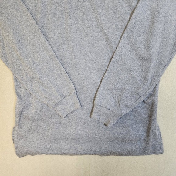 Ralph Lauren Sweatshirt Mens Medium Gray Vintage Solid Long Sleeve - Picture 12 of 14